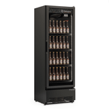 Refrigerador/expositor Vertical Conveniência Cerveja E Carnes Gcbc-45 Cb Pr Gelopar - All Black 445l Frost Free 220v Gelopar