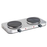 Fogão Portatil Eletrico De Bancada 2 Bocas 2000w