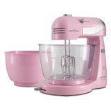 Batedeira Britania Deluxer 350w Pink Tigela Dupla