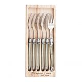 6 Garfos Em Inox Champagne Laguiole