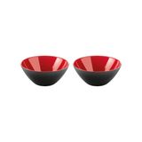 Bowl Em Acrílico 2 Peças 12cm Preto