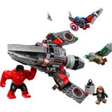 Lego Lego Marvel - Capitão América Vs Hulk Vermelho