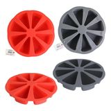 Forma De Silicone Com 8 Espaços Formato De Fatia Cor Sortida