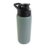 Garrafa Squeeze Alumínio 600 Ml Com Alça Diversas Cores Corcor:verde