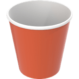 Copo 200ml De Papel Laranja Para Festas 8 Unid.