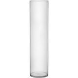 Vaso Decorativo Enfeite Casa Plain Vidro 80x20x20cm