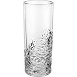 Vaso Decorativo Enfeite Casa Redondo Home&amp;co Vidro 30x11x11cm Transparente