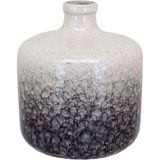 Vaso Decorativo Enfeite Casa Cerâmica 20x17x17cm Azul