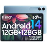 Tablet Blackview 11 Polegadas Android 14 12 Gb Ram 128 Gb Azul