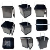 Balde Quadrado Misturador 16l Tampa Lacre