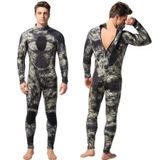 Roupa De Mergulho Neoprene 3mm Camuflada Pesca Rio Mar - L