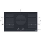 Cuisinart Cooktop Indução 5z 90cm Cuisinart Arkton Advanced