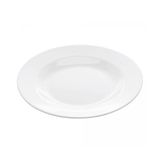 Jogo 10 Pratos Sobremesa Melamina Basic Branco Lyor 18cm