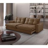 Sofá Firenze Veludo 02 Módulos De 80cm B25cm Meu Sofá Online B016 Veludo Marrom