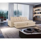 Sofá Livy Linho 02 Módulos De 90cm B25cm Meu Sofá Online A294 Linho Creme