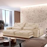 Sofá Turim Linho 02 Módulos De 120cm B25cm Meu Sofá Online A294 Linho Creme