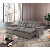 Sofá Estilo Linho 02 Módulos De 90cm B25cm Meu Sofá Online A230 Linho Cinza