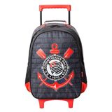 Mochila Com Carrinho Escolar Corinthians Infantil Xeryus