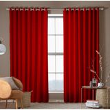 Cortina Em Tecido Jacquard Sala E Quarto 3,20m X 2,50m