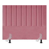 Cabeceira Cama Casal Queen Box 160 Cm Sara Suede E Frame