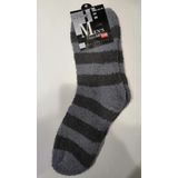 Meia Pelúcia Masculino Quente Inverno Felpuda listra Forrado