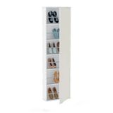 Sapateira Itabuna 54cm 1 Porta Com Espelho Branca
