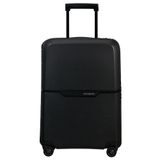 Mala de Bordo Magnum Eco Samsonite Polipropileno, Cadeado TSA, 4 Rodas Duplas com Giro 360°, Preto, P