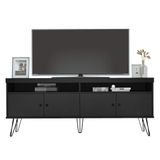 Rack Para Tv Até 60 Polegadas Liberty Preto Artely Preto Fosco