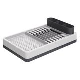 Escorredor De Louça Flat Cores Cinza Frio + Cinza Grafite Coza Cinza Frio + Cinza Grafitte