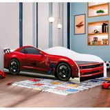 Mini Cama Juvenil Carro Personagem Cama Infantil Carro Homem Aranha Vermelho