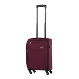 Mala de Bordo Pequena Expansivel Poliéster Samsonite Bahia Cadeado TSA e Rodas 360 Vinho P