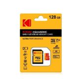 Cartão De Memória Kodak 128gb Micro Sdxc Uhs-i 100mb/s U3 V30 Versão Chinesa