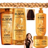 Kit Elseve Oleo Extraordinario Creme Pentear Mascara Hidrata