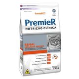 Ração Seca Premier Nutrição Clínica Renal Estágios Iniciais Para Gatos Adultos - 1,5 Kg