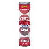 Brinquedo Kong Signature Kit 4 Bolinhas - Tam. P