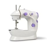 Máquina De Costura Portátil Mini Elétrica, Reta E Bivolt
