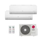 Ar Condicionado Bi-Split Inverter LG 16.000 BTUs (2x Evaporadoras 9.000) Frio R-32 Wi-Fi +IA