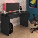 Escrivaninha Gamer Anatômica Com 6 Alturas Preto