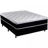 Cama Box Queen Size Luckspuma Barcelona Spring Com Molas Bonnel E Pillow Top 61x158x198cm