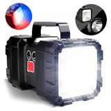 Lanterna Tática Multifuncional Led Recarregável Forte Pesca