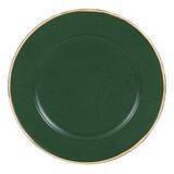 Sousplat De Plastico 2x33x33 Cm Verde - Cromus - Verde