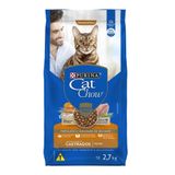 Ração Seca Nestlé Purina Cat Chow Peixe Para Gatos Castrados - 2,7 Kg