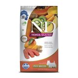 Ração Seca Tropical Selection Salmão, Cereais E Frutas Tropicais Para Cães Adultos De Raças Minis