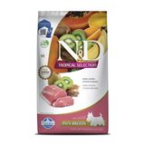 Ração Seca N&amp;d Tropical Selection Suíno, Cereais E Frutas Tropicais Para Cães Adultos De Raças Minis