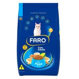 Ração Seca Faro Peixe Para Gatos Adultos - 20 Kg