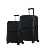 Conjunto De Malas Magnum Eco Samsonite Polipropileno Cadeado Tsa 4 Rodas Duplas Preto P-m