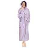 Roupão Feminino Pavilia Com Capuz, Pelúcia, Macio E Fofo, Lã Quente, 2xl/3gg