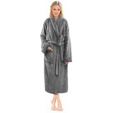 Roupão Feminino Premium De Pelúcia Macio E Macio Sherpa Shaggy