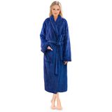 Roupão De Banho Sherpa Feminino Premium De Pelúcia E Lã Macia Da Robe Pavilia
