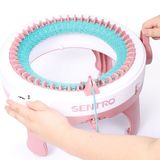 Máquina De Tricô Sentro Com 48 Agulhas - Rosa